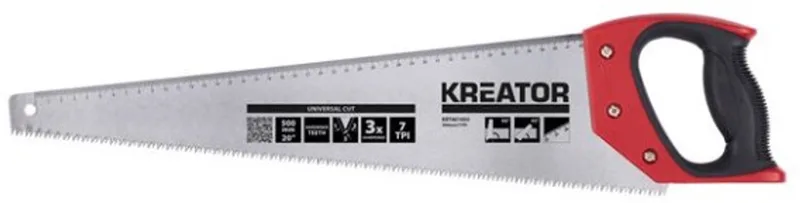 KRT801003 Handzaag - 500mm - TPI 7 by Kreator – product image