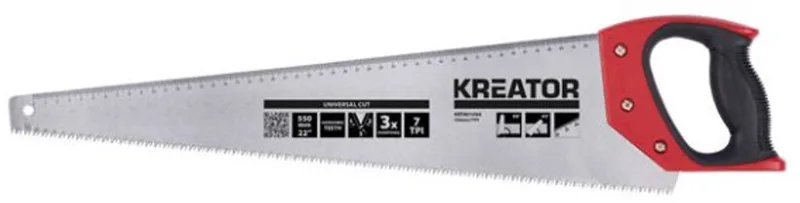 KRT801004 Handzaag - TPI 7 - Met 55 cm zaagblad by Kreator – product image