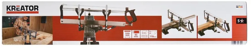 Manuele verstekzaag KRTH81301 - Zaag - 550 mm - 14 mm - 14 tpi - Gereedschap, handgereedschap, afkortzaag von Kreator – Produktbild