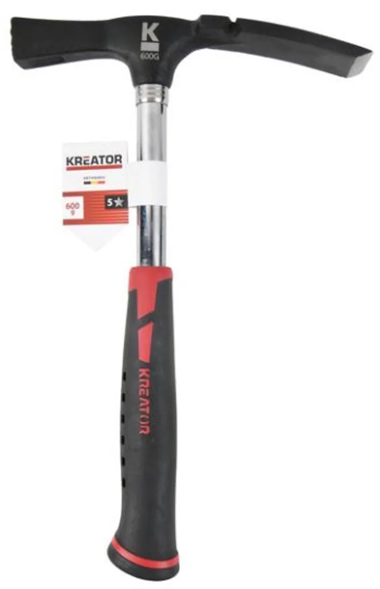Metselaarshamer KRTH90802 –Hamer van 600 g, handvat van glasvezel - Gereedschap, handgereedschap de Kreator – image du produit