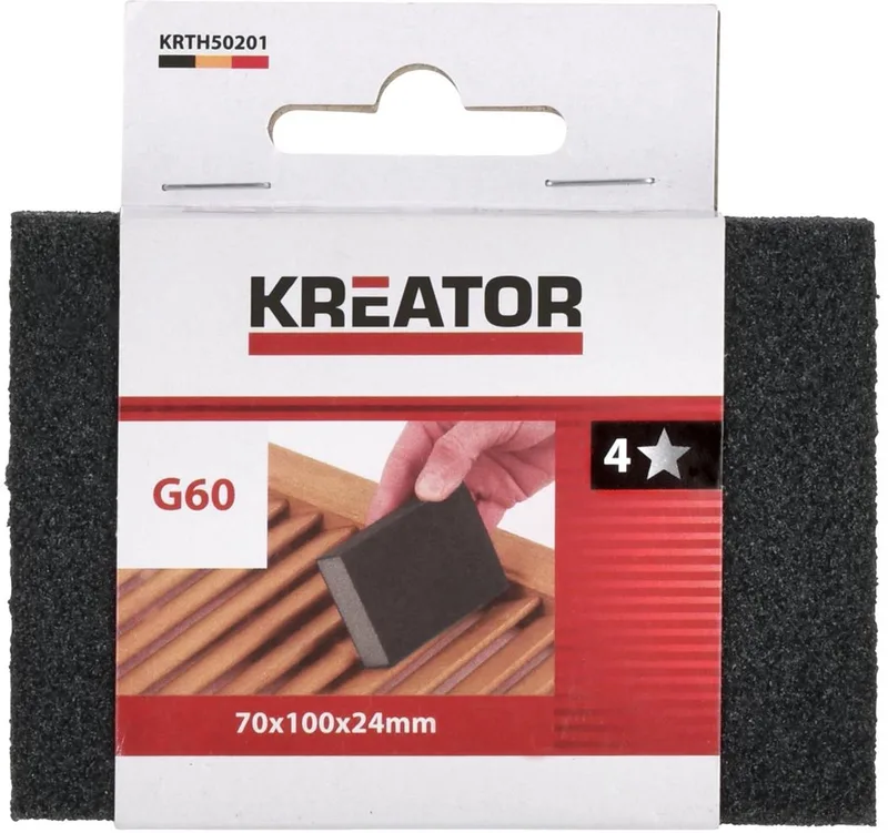 Schuurblok KRTH50201 - Schuurpapier, Schuursteen - K60 - Gereedschap, Handgereedschap von Kreator – Produktbild