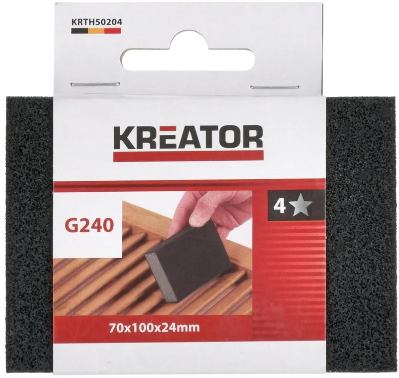 Schuurblok KRTH50204 - Schuurpapier, Schuursteen - K240 - Gereedschap, Handgereedschap von Kreator – Produktbild