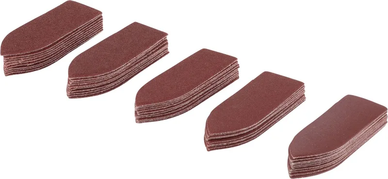 Schuurpapier set driehoekig KRT280101 – 92 x 31 mm – Verschillende grofheden – 50 stuks von Kreator – Produktbild