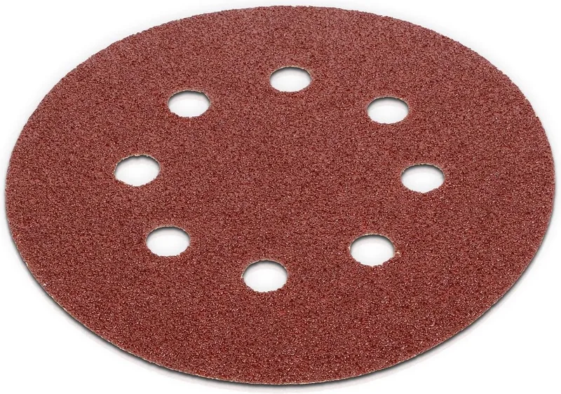 schuurschijf klittenband velcro 8 gaten rond Ø 125mm k60 set van 5 stuks (KRT230504) de Kreator – image du produit