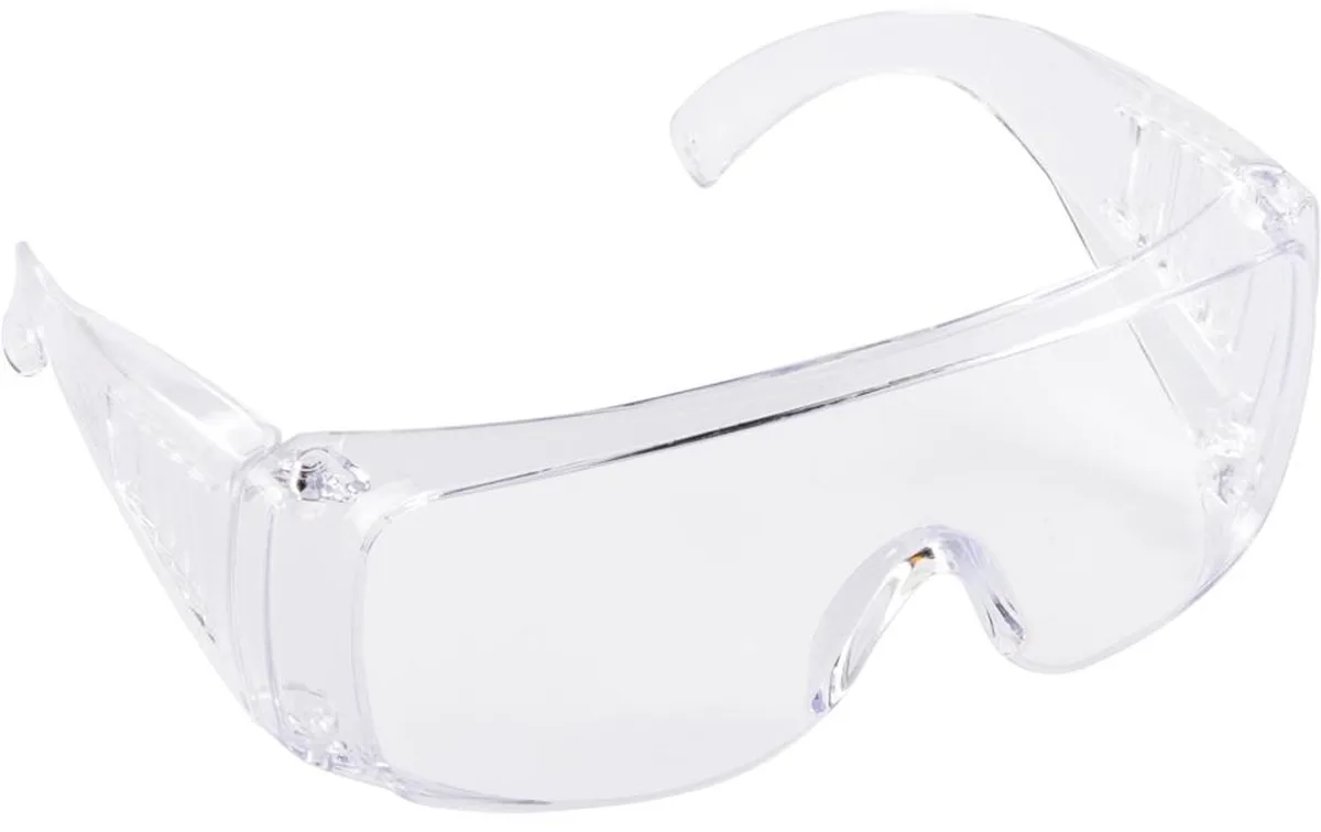 Veiligheidsbril KRTS70001 - Beschermbril - clear - Veiligheidsbril, oogbeschermer, stofbril fra Kreator, Gennemsigtig – produktbillede