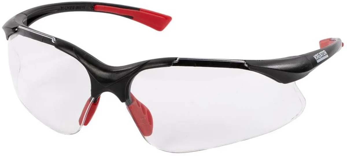 Veiligheidsbril KRTS70003 - Beschermbril - clear - Veiligheidsbril, oogbeschermer, stofbril von Kreator, Schwarz – Produktbild