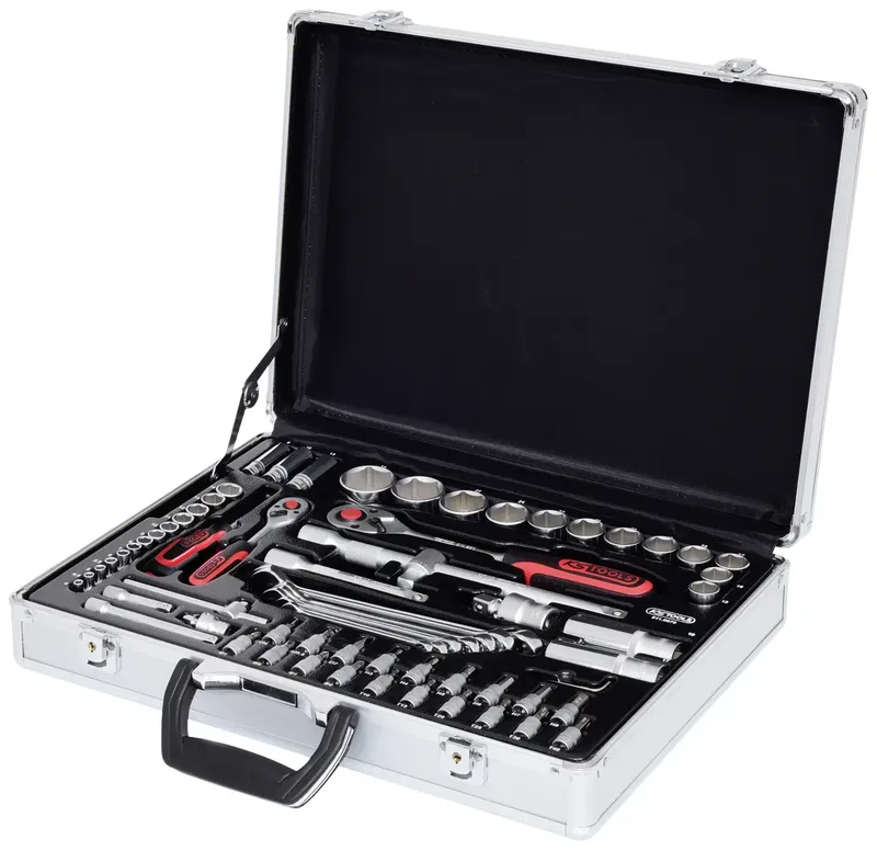 1/4 + 1/2 Steckschlüssel-Satz 70 Teile Flank Traction. KS Tools Werkzeuge- Maschinen GmbH 56679249 by KS Tools – product image