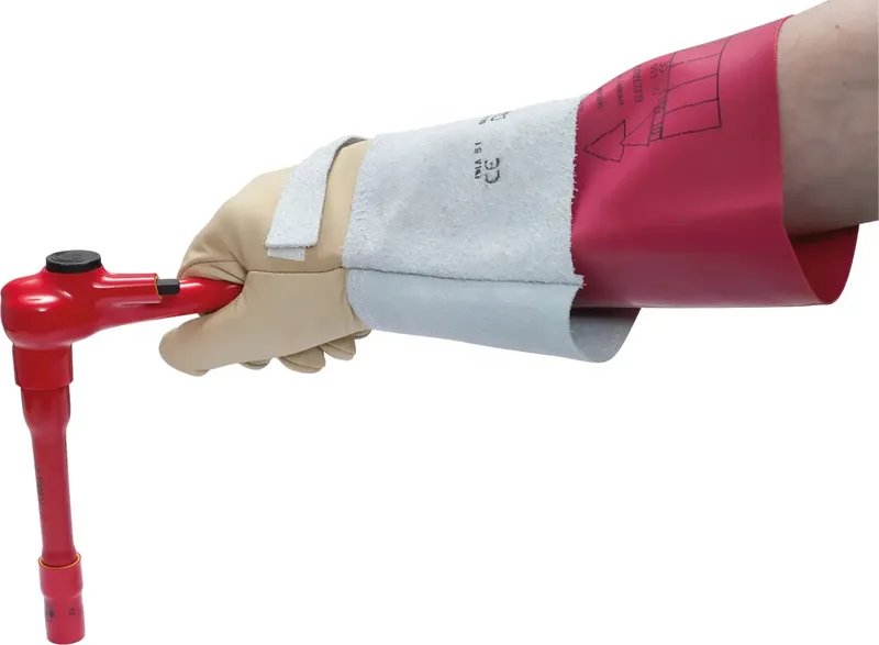 1/4 Umschaltknarre mit Schutzisolierung, 32 Zahn KS Tools 117.1401 by KS Tools – product image