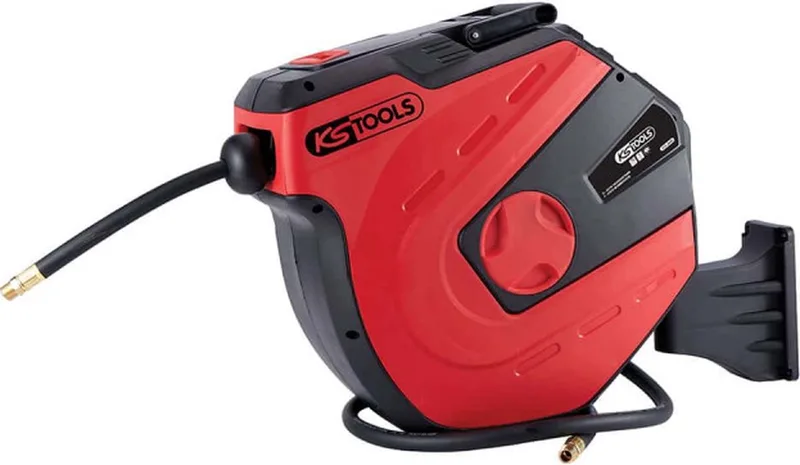Automatische pneumatische slanghaspel Ø 13mm x 15m van KS Tools – productafbeelding