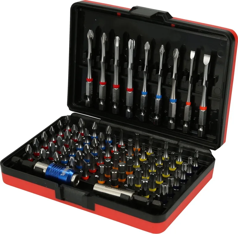 Bitset KS TOOLS Torsion Power - kleurgecodeerde schroevendraaier - 71 stuks - 918.3070 van KS Tools – productafbeelding