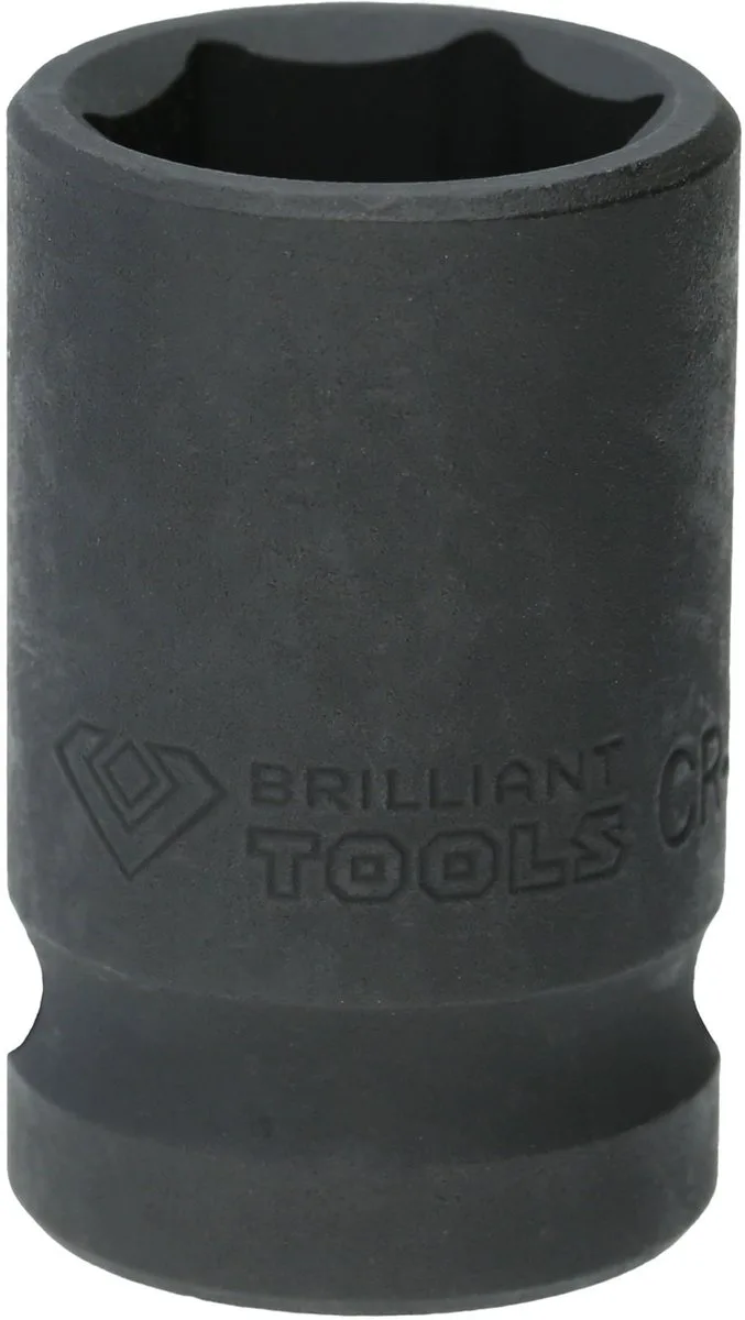 BRILLIANT TOOLS 1/2" krachtdop zeskant 16 mm kort - BT022638 de KS Tools – image du produit 1 sur 2