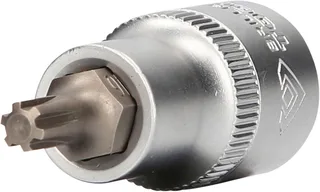 BRILLIANT TOOLS 1/2" RIBE-bit-dop 55 mm lang M6 - BT022721 by KS Tools – product image 1 of 2