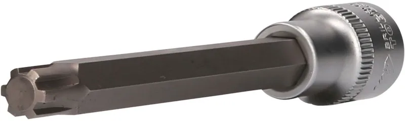 BRILLIANT TOOLS 1/2" RIBE-bit-dopsleutel 140 mm lang M10 - BT022742 van KS Tools – productafbeelding
