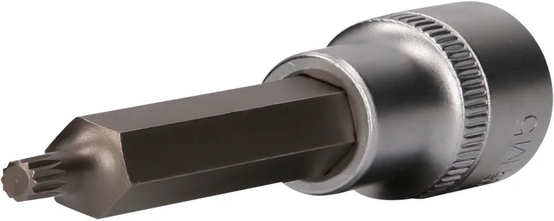 BRILLIANT TOOLS 1/2" Veeltand-bit-dop 100 mm lang M5 - BT022940 de KS Tools – image du produit 1 sur 3