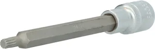 BRILLIANT TOOLS 1/2" Veeltand-bit-dop 140 mm lang M6 - BT022951 von KS Tools – Produktbild 1 von 3