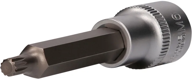 BRILLIANT TOOLS 1/2" veelzahn-bit-dop 100 mm lang M6 - BT022941 by KS Tools – product image 1 of 3