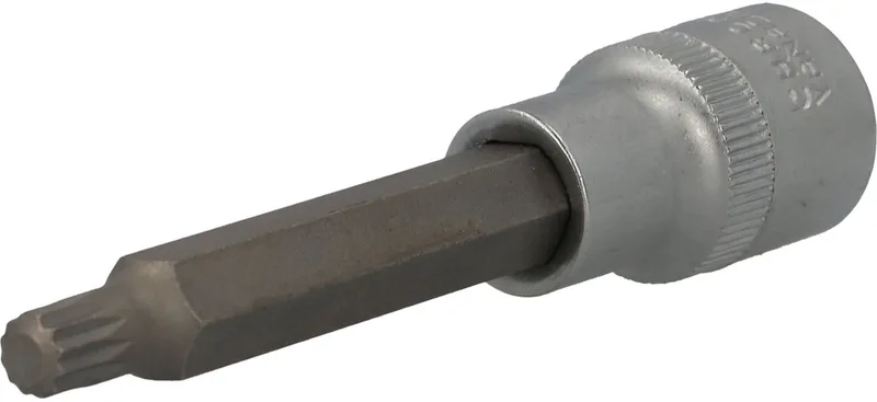 BRILLIANT TOOLS 1/2" veelzahn-bit-dop 100 mm lang M8 - BT022942 van KS Tools – productafbeelding