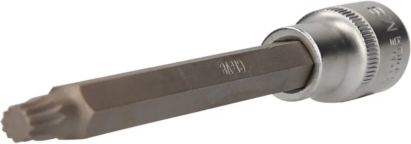 BRILLIANT TOOLS 1/2" veelzahn-bit-dop M8 200 mm lang - BT022960 van KS Tools – productafbeelding