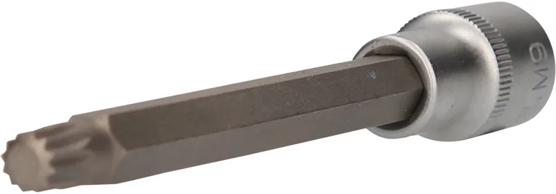 BRILLIANT TOOLS 1/2" veelzahn-bit-dopsleutel 140 mm lang M9 - BT022953 de KS Tools – image du produit