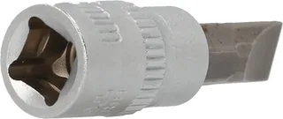 BRILLIANT TOOLS 1/4" sleuf bit-dop 1,2 x 6,5 mm - BT020812 by KS Tools – product image 3 of 3