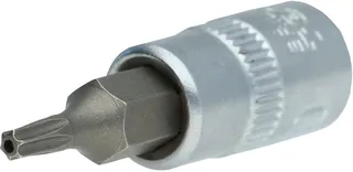 BRILLIANT TOOLS 1/4" Torx-bit dop met gat TB10 - BT020981 fra KS Tools – produktbillede 1 af 3