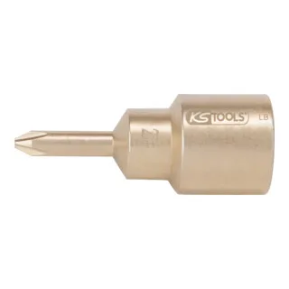 BRONZEplus Bit-Stecknuss 1/2" PH2 by KS Tools – product image