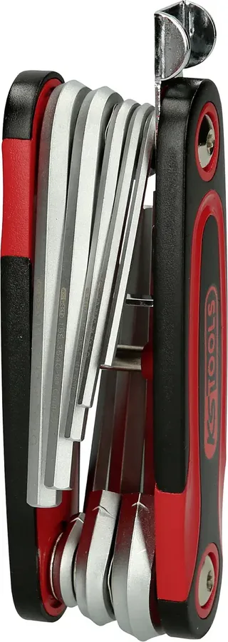 CHROME+ - Inbussleutel - Ergonomische Handgreep - 8-delig - Chroom-vanadiumstaal by KS Tools, Chrome – product image 2 of 2