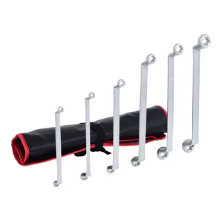CLASSIC Doppel-Ringschlüssel-Satz TX-E, gekröpft, 6-teilig von KS Tools – Produktbild