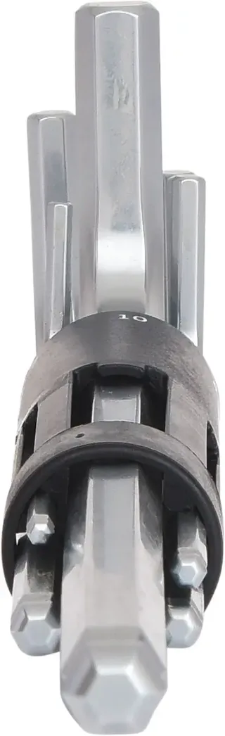 CLASSIC - Inbussleutelset 3-in-1 - kogelkop uitvoering - veelzijdig gebruik - duurzaam staal de KS Tools, Argent – image du produit 2 sur 2