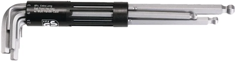 CLASSIC - Inbussleutelset 3-in-1 - kogelkop uitvoering - veelzijdig gebruik - duurzaam staal de KS Tools, Argent – image du produit 1 sur 2