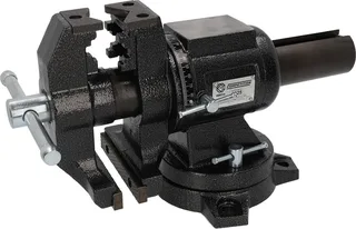 COMPETITION 2-in-1 multifunctionele bankschroef - 5 - 360° draaibaar - 512.5060 by KS Tools – product image 1 of 2