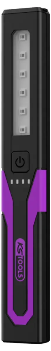 eQi UltimateBEAM UV-Lecksuchleuchte 365 eQi UltimateBEAM UV-Lecksuchleuchte 365 UV-LED Arbeitsleuchte mit Gürtelclip 8 h by KS Tools – product image