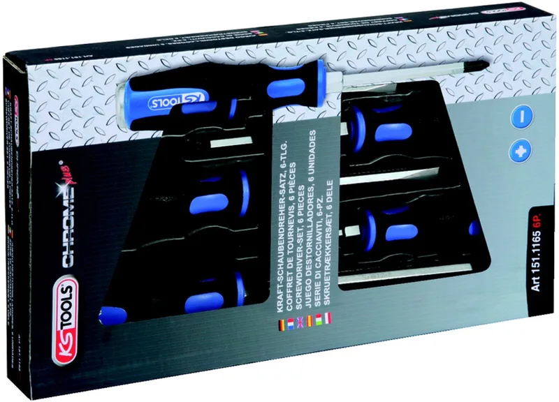 Ergotorque Serie - Schroevendraaier Set - 6-delig - Met Bescherming by KS Tools – product image