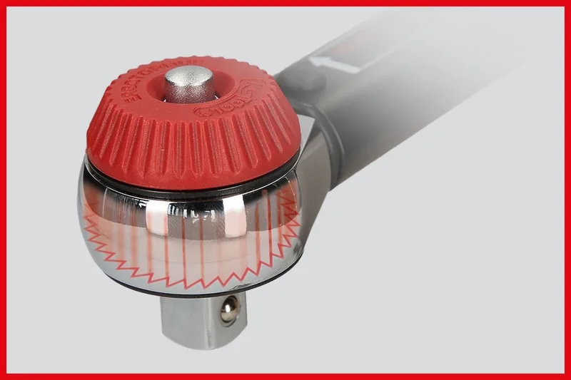 ERGOTORQUE®precision Clé dynamométrique avec cliquet 1/4 (6.3 mm) 1 - 5 Nm de KS Tools, Kleurloos – image du produit