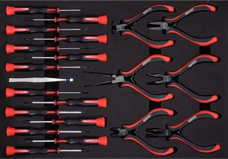 KS Tools 500.7190 Jeu doutils 21 pièces de KS Tools, Rouge – image du produit