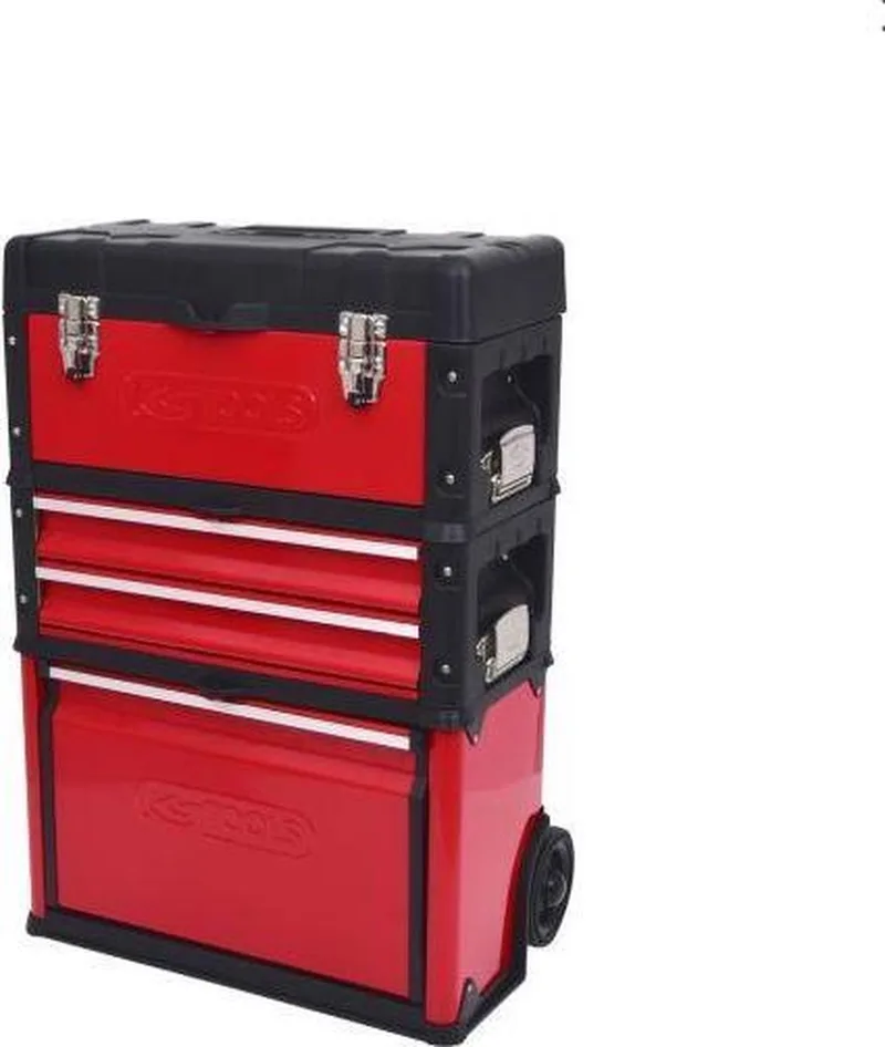 Gereedschapskist van KS Tools, Rood – productafbeelding