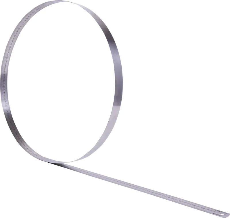 Half-flexibele stalen meetlat 2000 mm - 300.0118 van KS Tools, Zilver – productafbeelding