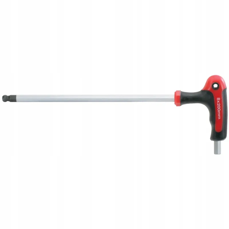 inbussleutel met T-greep, 4 mm, chroom-vanadiumstaal by KS Tools – product image