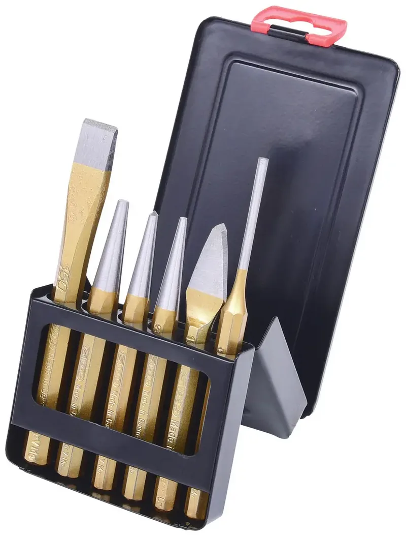 Kombi-Werkzeugsatz, 6-tlg in Blechklappkassette 162.2114 de KS Tools – image du produit