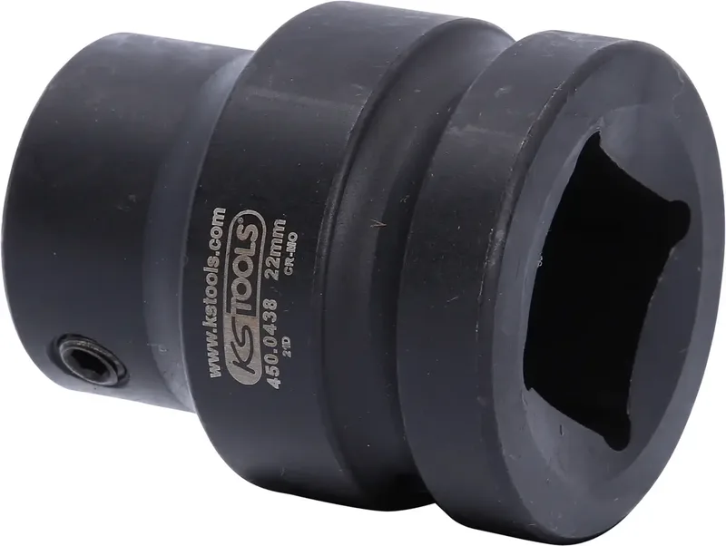 Kraft-Bit-Stecknuss-Adapter, 1"x22mm von KS Tools – Produktbild 3 von 3
