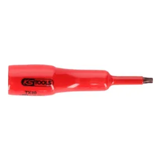 KS Tools 1/2" Bit-Stecknuss mit Schutzisolierung für TX-Schrauben, T20, lang de KS Tools – image du produit