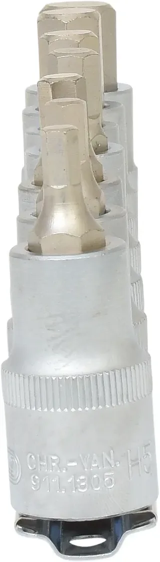 KS Tools 1/2" Bit-Stecknuss-Satz Innensechskant, kurz, 7-teilig by KS Tools – product image 2 of 2