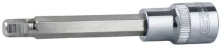 KS Tools 1/2" CHROMEplus Bit-Stecknuss Innensechskant, lang, 14mm van KS Tools – productafbeelding 2 van 2