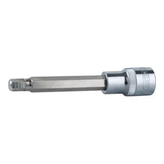 KS Tools 1/2" CHROMEplus Bit-Stecknuss Innensechskant, lang, 4mm by KS Tools – product image