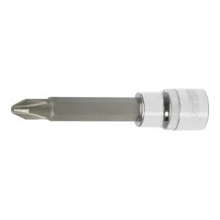 KS Tools 1/2" CHROMEplus Bit-Stecknuss, lang, PH2 von KS Tools – Produktbild