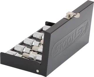 KS Tools 1/2" CHROMEplus Bit-Stecknuss-Satz Innensechskant, 9-teilig 4-17mm,kurz by KS Tools – product image 2 of 2