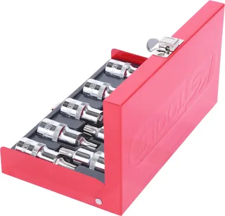 KS Tools 1/2" CHROMEplus Bit-Stecknuss-Satz TX, 9-teilig T20-T60 by KS Tools – product image 2 of 2