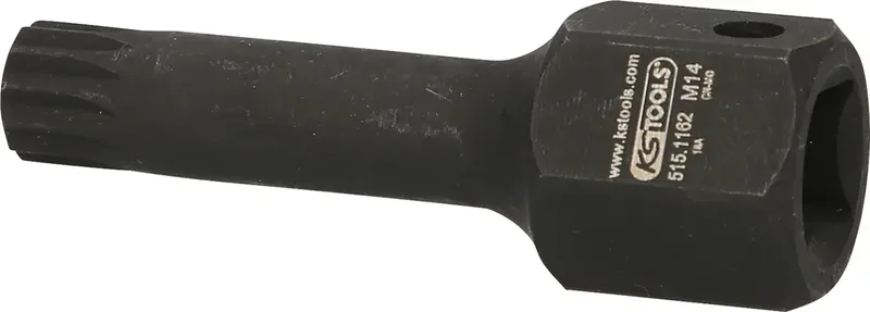 KS Tools 1/2" DUODRIVE Spezial-Kraft-Bit-Stecknuss XZN, M14,78mm lang by KS Tools – product image 2 of 2