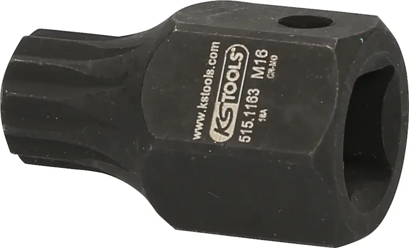 KS Tools 1/2" DUODRIVE Spezial-Kraft-Bit-Stecknuss XZN, M16,43mm kurz de KS Tools – image du produit 2 sur 2