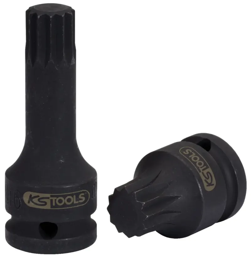 KS Tools 1/2" Kraft-Bit-Stecknuss XZN,lang,M16 by KS Tools – product image 2 of 2